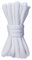 BupiMufi 9 mm ancho fuerte cordones ovalados cordones cordones cordones para Dunk 140 cm, Blanco