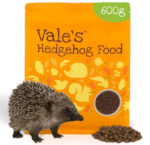 Vale’s™ Hedgehog Food – specially developed – used daily at Vale Wildlife Hospital – meaty, crunchy biscuits, high in fibre – suitable and nutritious – ideal addition to their natural diet (600g)