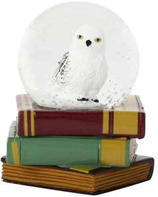 Harry Potter Hedwig the Owl Mini Snow Globe with Swirling White Flakes | Collectible Keepsake Display | 3 Inches Tall