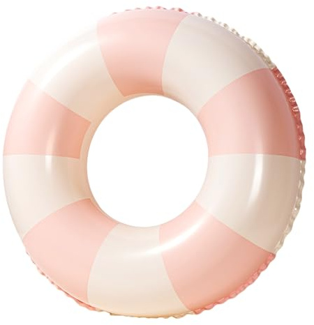 LUMOOM Flotador de natación para adultos, flotador inflable, colchón de aire, juguete flotante para niños, tubo de flotador para fiesta de verano (rosa)
