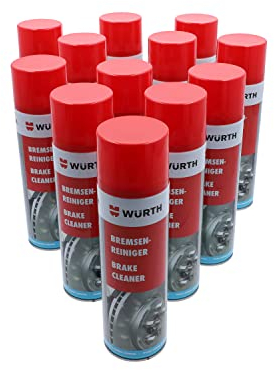 Wurth Lot de 12 nettoyants pour Freins 500 ML