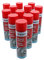 WURTH Limpiador de Frenos 500 ml – Pack de 12 Unidades – Spray Profesional para Limpiar Frenos, Embragues, Motores y Piezas Metálicas – Ref. 08901087