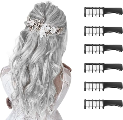 Hair Chalk for Kids Girls, MSDADA Temporary Hair Color Dye for Kids Gifts for Girls Age 6 7 8-12+Colour Hairspray for Halloween Christmas New Year Party Birthday Children's Day Cosplay(White)