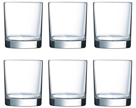 Luminarc Islande Set 6 Vasos Bajos Vidrio 30cl Sodo Apto Frigorífico No Apto Microondas Reciclable