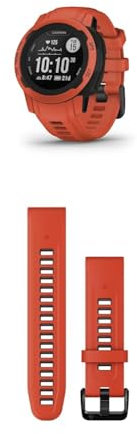 Garmin Instinct 2 Solar Tactical – Rugged GPS Smartwatch with Infinite Battery Life in Smartwatch Mode & QuickFit Band