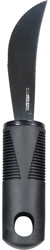 Aidapt Large Handled Rocker Knife.Easy Grip Ribbed Handle,Slot for Wrist Strap,Great for Users with Limited Mobility, Weakened Grip, Parkinsons, Stroke, Disabled, Poor Dexterity, Dishwasher Safe