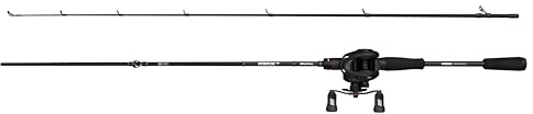 Abu Garcia Max SX Casting Ensemble Canne et Moulinet | Moulinet Bait à Profil Bas pour Eau Douce | Ensemble pour la pêche aux prédateurs avec leurres | 2000 | 2,13 m | 15-60 g
