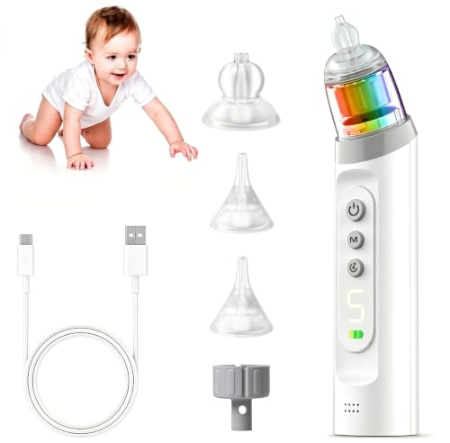 Bwaliffury Aspirador Nasal Bebé Eléctrico, Aspirador Nasal Eléctrico
