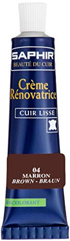 SAPHIR Renovating Shoe Cream Tube Brown 25 ml
