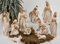 formano Deko-Krippenfiguren 11-teiliges Set, 17 cm, Gold-Beige