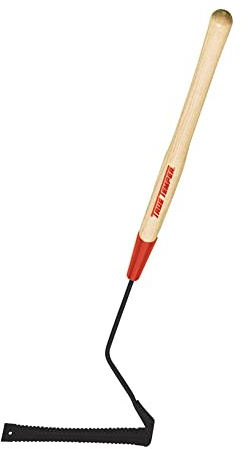True Temper 1942600 Serrated Grass Whip with Double-Edged Serrated Steel Blade, 22 in. Hardwood Handle