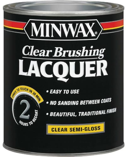 Minwax 15505 1 Quart Minwax� Clear Semigloss Brushing Lacquer
