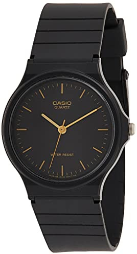 Casio Men's Core MQ24-1EL Black Rubber Quartz Fashion Watch