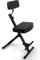 Pyle Portable Adjustable Musician Performer Stool - Folding Musicians Performance Chair, Drum Guitarist Keyboard Throne w/Adjustable Padded Cushion Seat and Back, Foot Rest