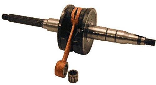 one by Camamoto cod. 77080800 albero motore completo di gabbia rulli spinotto 10 compatibile con yamaha bw's/mbk booster spirit/aprilia amico/minarelli verticale