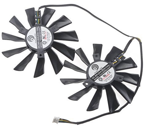 iHaospace PLD10010S12HH - Ventola per scheda grafica GPU/VGA 95 mm per MSI R9 270 280 290 GTX 750Ti 770 780 790 R7-260X R9-270X R9-280X R9-290X GTX770 Video. Cartolina