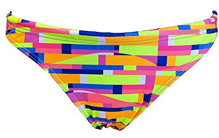 Turbo Donna Colorwaves Parte Inferiore del Bikini, Multicolore, 2XL