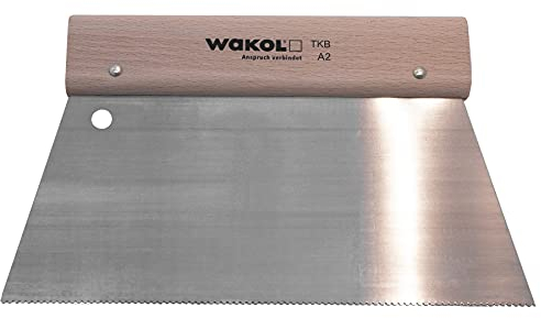 WAKOL Spatule crantée Spatule dentée l TBK A2 Spatule 25cm de large