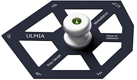 ULMIA Winkeleinstelllehre Polygon (Präzisionsmesswerkzeug, Genauigkeit : +/- 0.05 mm) - 510