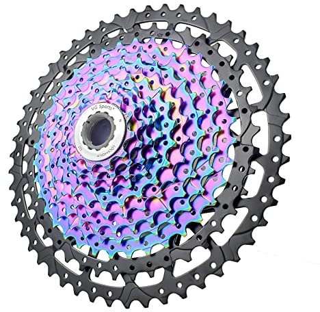 VG SPORTS 8/9/10/11/12 Gang Ultraleichte Fahrradkassette für Mountainbike 11-40T/11-42T/11-46T/11-50T/11-52T Bike Freilauf MTB Kassette Kompatibel mit Shimano/SARM