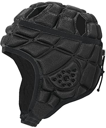 Soft Shell Calcio Rugby Copricapo Schiuma Cotone Testa Protettiva Morbido Imbottito Copricapo Calcio No Bump Cap per Bambini Giovani