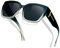 KANASTAL Übergröße Überzieh Sonnenbrille Herren und Damen Polarisiert Überbrille Sonnenbrille für Brillenträger UV400 Sonnenschutz, Grün Rahmen Schwarz Gläser