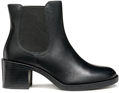 Geox D Serilda 60 - Stivale da donna, nero, 39 EU, Nero, 39 EU
