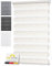 Sol Royal Doppelrollo 65 cm breit DL2 – Doppelrollo Klemmfix ohne Bohren 65x150 cm – Fensterrollo Innen Rollos für Fenster ohne Bohren – Sicht & Sonnenschutz Duo Rollo Fenster Rollos für Innen Leinen