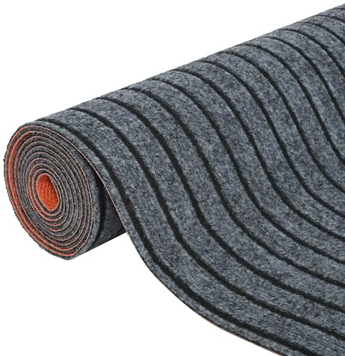tonchean Alfombra de pasillo larga, 90 x 300 cm, antideslizante, 5 mm de grosor, alfombra de entrada, lavable, por metros, para entradas, cocina, salón, oficina