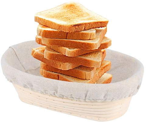 Sghtil Cesta De Pan De Panadería Para Fermentación - Cuenco De Pan | Cesta Multifunción Con Redes Transpirable Para Hornear Pan Casa