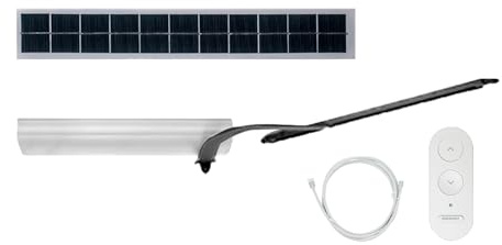 Bubendorff Solar Motor with 1 Door - Complete Kit - Autonomous Swing Shutter - Solar Powered without Wiring - Obstacle Detection & Anti-Pinch