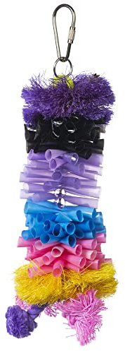 Prevue Pet Products Preen & Pacify Calypso Creations Straw Stacker Bird Toy 62634