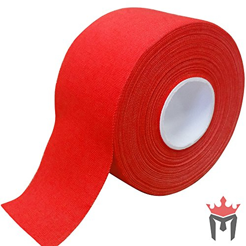 Meister Premium Trainer-Tape aus Zinkoxid für Sport und Medizin – 13,7 m x 3,8 cm – Rot – 1 Rolle