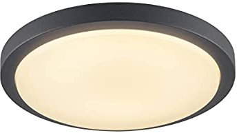 SLV 229975 A++ till B, Ainos odlingslampa med sensor, 22 W, antracit, 30 x 30 x 6,5 cm