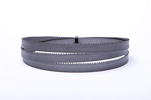 1 hoja de sierra de cinta de alto rendimiento 1335 x 13 x 0,65 mm, 10-14 ZpZ bimetal M42 para acero, acero inoxidable, etc.