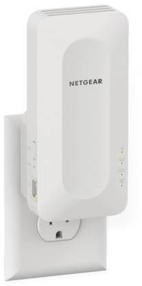 NETGEAR WiFi 6 Mesh Range Extender (EAX15) - Add up to 1,500 sq. ft., 20 Devices with AX1800 Dual-Band Wireless Signal Repeater (up to 1.8 Gbps Speed), WPA3 Security, One Network Name