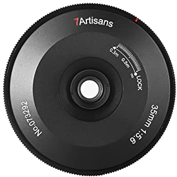 7artisans Lente Ultrafina de 35 mm f5.6 de Enfoque Manual Completo para cámara Nikon Z6 Z7 Z50 sin Espejo