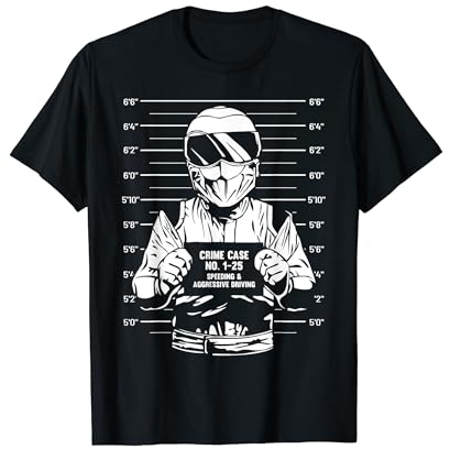 Motociclista Gangster Motocicletta Motociclismo Maglietta