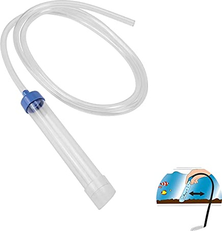 Nettoyeur de gravier pour aquarium Siphon Aquarium Aspirateur Filtre à Eau Siphon Pompe à eau Pompe à siphon pour aquarium Avec tuyau de 150 cm pour Aquarium pour Le Nettoyage du Sable de Gravier