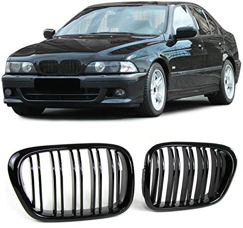 Sport Performance Kühlergrill Doppelsteg Glanz passend für BMW 5er E39 95-03