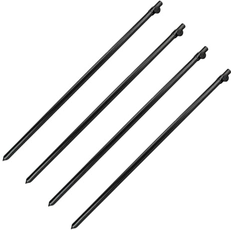 Angel Domäne Tele-Bankstick 50-90cm - Teleskopischer Aluminium Bankstick (4)