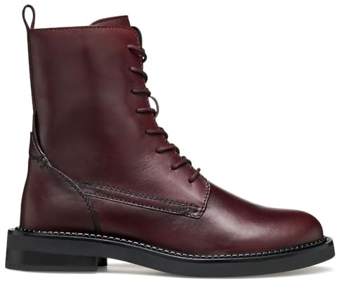 Geox Femme D Serilda Bottines à la Cheville, vin, 40 EU