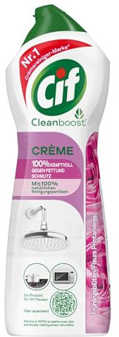 Cif Crema detergente per latte abrasivo (750 ml) (8 x 750 ml)