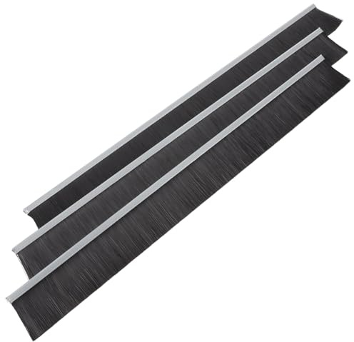 Veemoon 3 Piezas Cepillo de Nylon para Buzón Tira Selladora para Limpieza de Polvo y Protección contra Agua Accesorio Duradero para Caja de Cartas