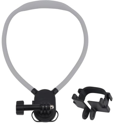 Justerbart nackfäste + adapter för Insta360 Luna Ultra, hängande första vy fotograferingsstativ actionkameratillbehör, bröstfri hållare, nackremsfäste