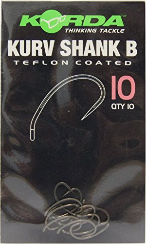 Korda Kurv Shank B Hooks - Size 10