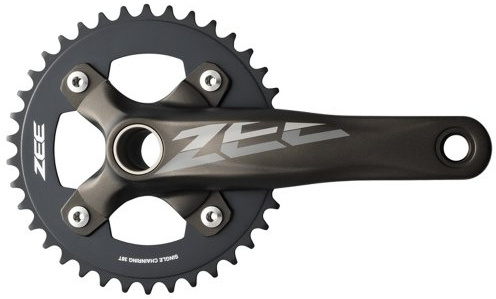 Shimano FC-M640 Zee 10 Speed Crankset (175-mm, 36T with 68/73-mm Bottom Bracket)