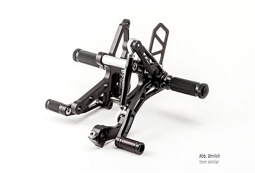 LSL Rastenanlage SUZUKI GSX-R 600/750 04-05, schwarz (Black)