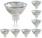 8 Pezzi Alogeno Faretti GU5.3 50W 12V, Dimmerabile Bianco Caldo 2700K, 660LM, Lampadina Alogena Dicroica con Riflettore, MR16 Faretto GU5.3 Base bi-pin, per illuminazione da incasso