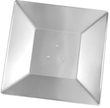 perfk Cubierta Protectora reflectora de Calor para Patio piramidal, Accesorio Deflector extraíble de Aluminio de 18x18 Pulgadas para Calentadores de Tubo de, Distancia del Agujero 7 cm.